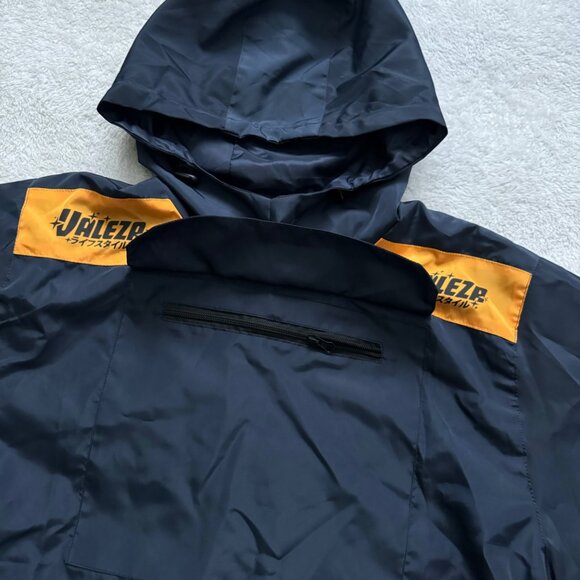 Valeza Boys Cry Too Mens Streetwear Windbreaker Jacket sz medium hoodie black - Picture 11 of 16